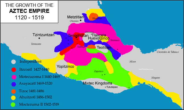 THE EXPANSION OF THE AZTEC EMPIRE UNDER ITZCOATL 1432 (H6)