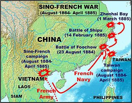 FRENCH INDOCHINA 1858 - 1887 (Va, Vb, Vc)