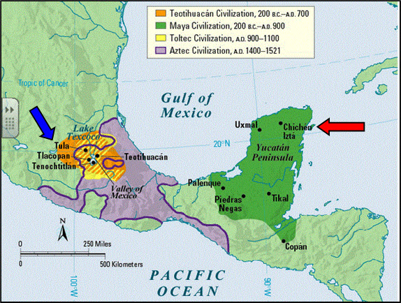 THE END OF THE TOLTEC EMPIRE 1151 (ST)